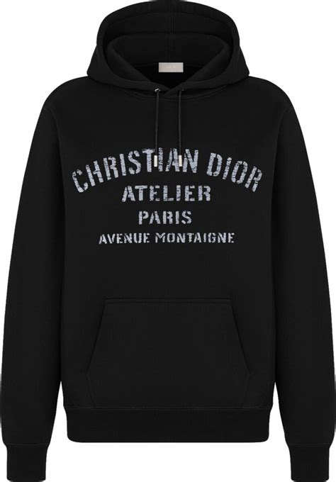 black christian dior hoodie